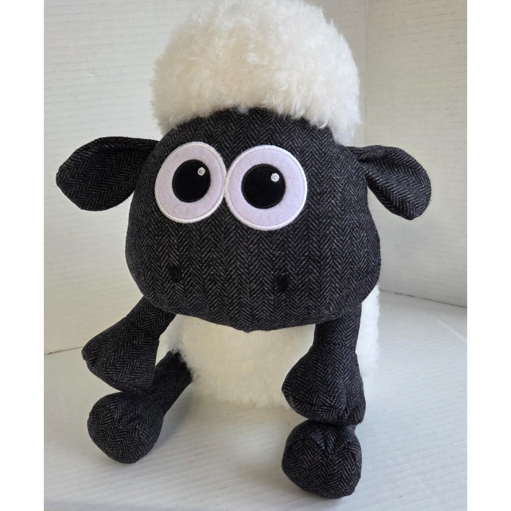 SK Japan Shaun the Sheep 2023 Fluffy Plush Stuffed Animal Toy NEW Wallace Gromit